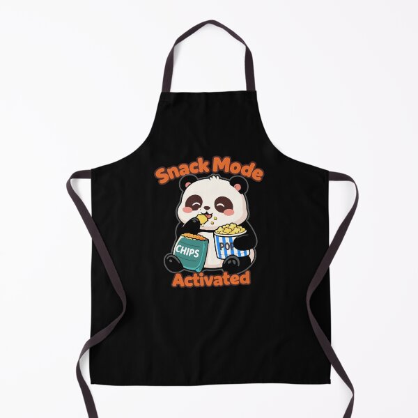 Item preview, Cute Panda Snack Mode Activated - Kawaii Foodie Art T-Shirt designed and sold by DarojadNR.