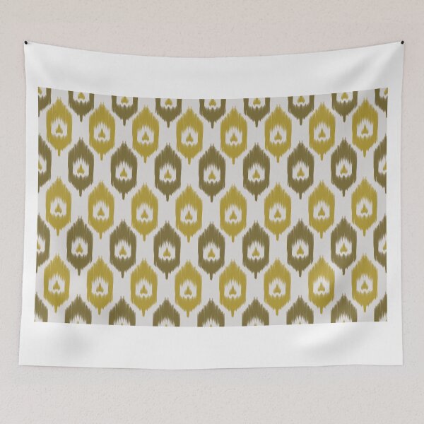 Item preview, Ikat pattern inspired by traditional textile weaving techniques, designed and sold by Line-Aura.