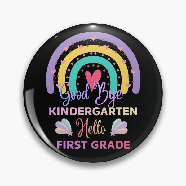 Item preview, Good Bye Kindergarten Hello First Grade Rainbow Funny Back To School designed and sold by Im-Ara.