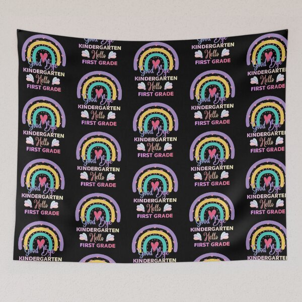 Item preview, Good Bye Kindergarten Hello First Grade Rainbow Funny Back To School designed and sold by Im-Ara.