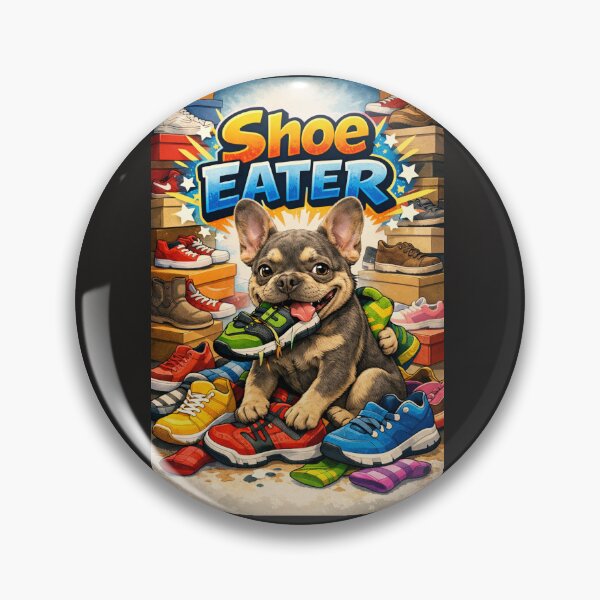 Item preview, Shoe Eater — Funny Bulldog Chaos designed and sold by ivodanivan.