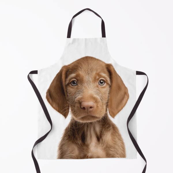 Item preview, Adorable Wirehaired Vizsla puppy for Cute Hungarian Wirehaired Vizsla puppy lovers designed and sold by LazyOwlStore.