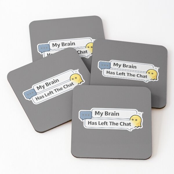Item preview, My Brain Has Left The Chat – Funny Meme Quote Design designed and sold by rigelcreation.