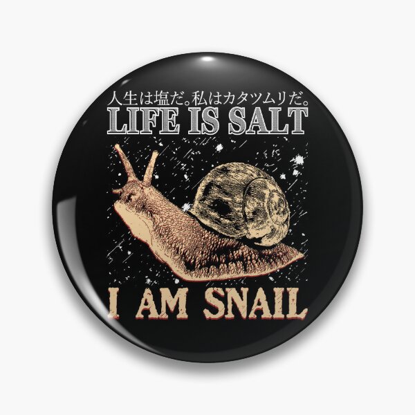 Item preview, Life is Salt. I am Snail. designed and sold by VintageMedatsu.