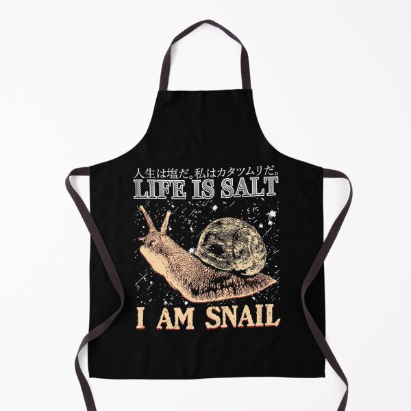 Item preview, Life is Salt. I am Snail. designed and sold by VintageMedatsu.
