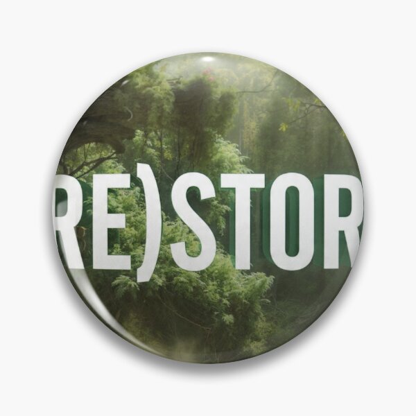 Item preview, (RE)STORE - Forest Nature Healing Mindfulness Typography Design designed and sold by AiNaturalsOnly.