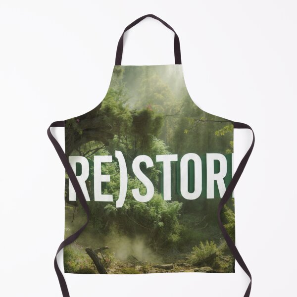 Item preview, (RE)STORE - Forest Nature Healing Mindfulness Typography Design designed and sold by AiNaturalsOnly.