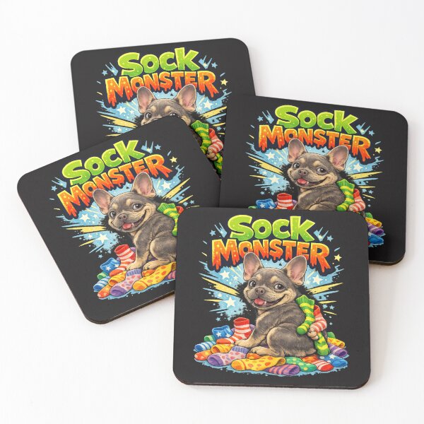 Item preview, Sock Monster — Funny Bulldog Mischief designed and sold by ivodanivan.
