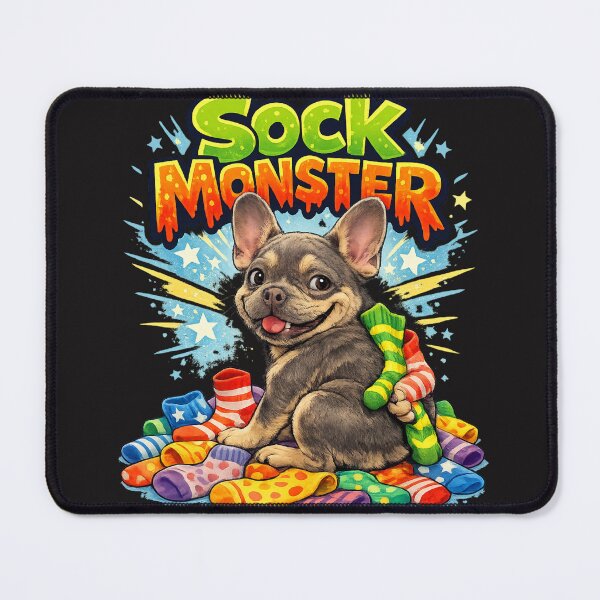 Item preview, Sock Monster — Funny Bulldog Mischief designed and sold by ivodanivan.