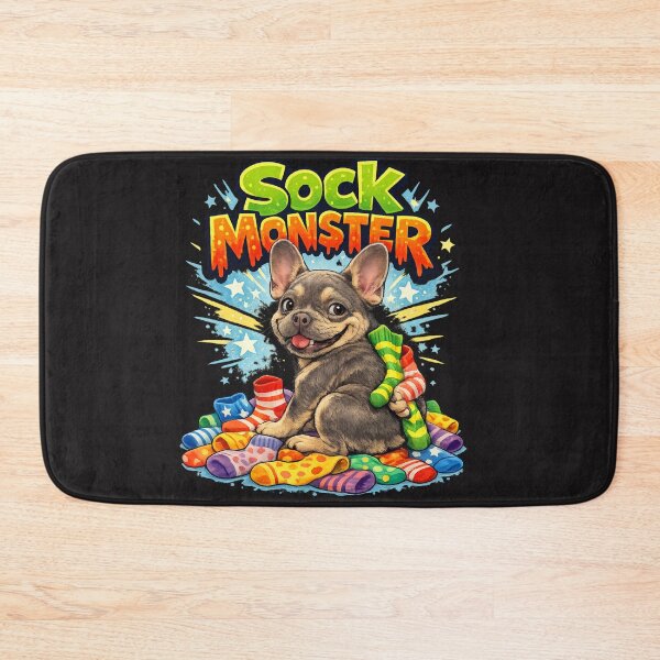 Item preview, Sock Monster — Funny Bulldog Mischief designed and sold by ivodanivan.