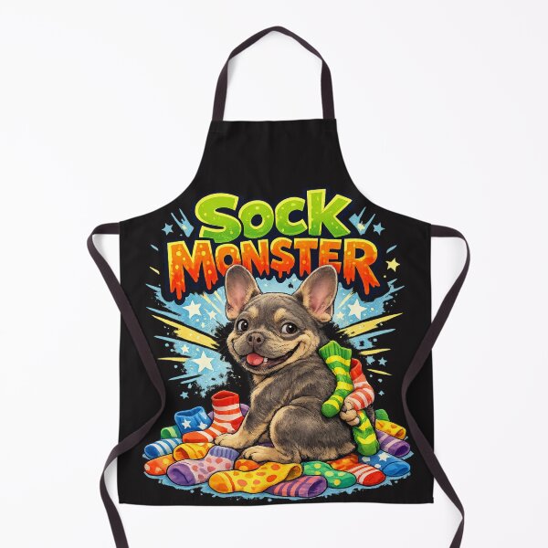 Item preview, Sock Monster — Funny Bulldog Mischief designed and sold by ivodanivan.