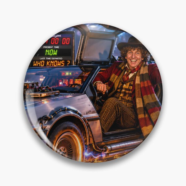 Item preview, Doctor in the DeLorean time machine  designed and sold by WiseBow.