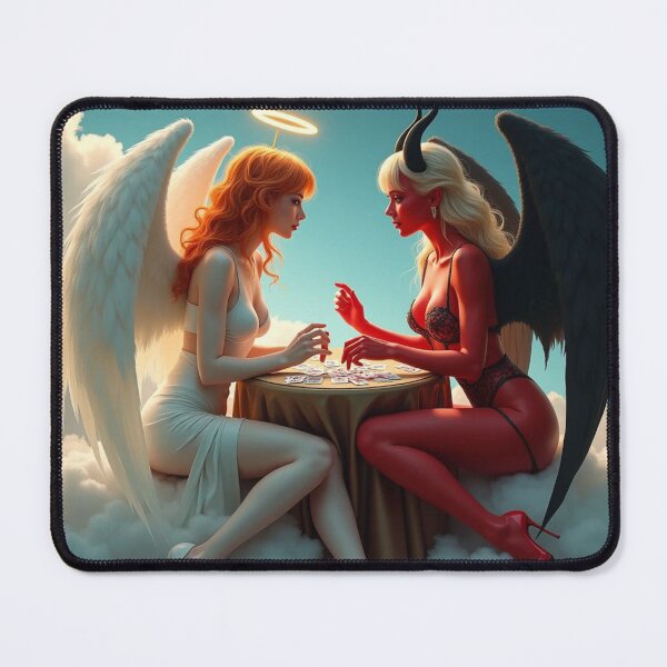 Item preview, Angel versus demon designed and sold by ZeusGallery.