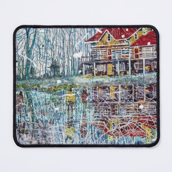 Item preview, - New Upload  - Peter Doig -  Best Artist   (2) - Peter Doig - Dreamlike Landscape Inspired by Peter Doig | Contemporary Expressionist Art - Peter Doig - Peter Doig designed and sold by GabyDAlessandro.