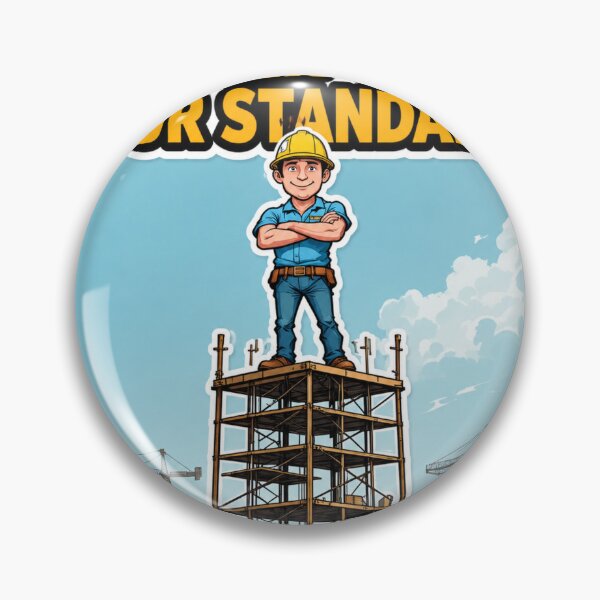 Item preview, Higher Than Your Standards Scaffolding Meme designed and sold by Sakyverse.