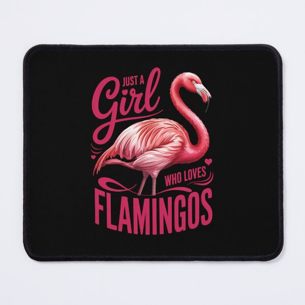 Item preview, Just a Girl Who Loves Flamingos designed and sold by jkrphoto.