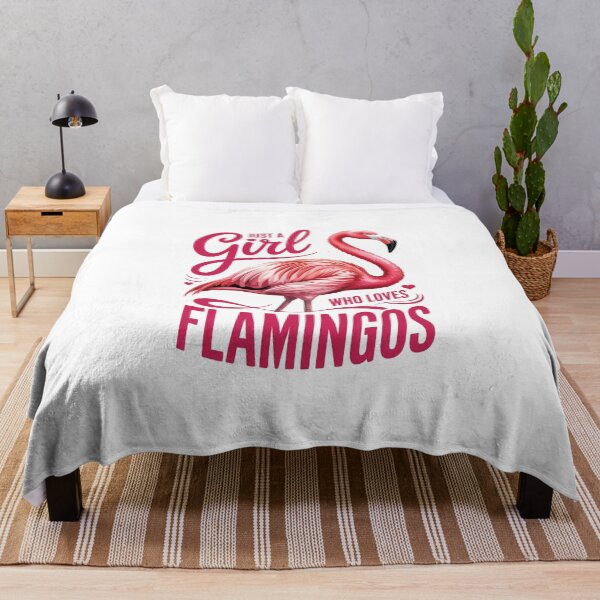 Item preview, Just a Girl Who Loves Flamingos designed and sold by jkrphoto.