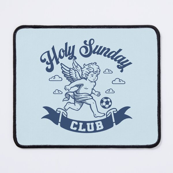 Item preview, Holy Sunday Club - Vintage Minimalist Soccer Cherub Art designed and sold by NemiMakeit.
