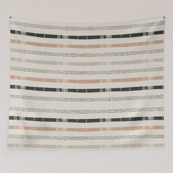 Item preview, Nordic Broken Stripe Pattern – Scandinavian Minimalist Seamless Design designed and sold by Tamas Das.