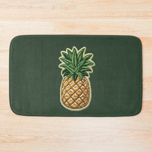 Item preview, Embroidered Pineapple Patch Art designed and sold by MegaNovaArt.