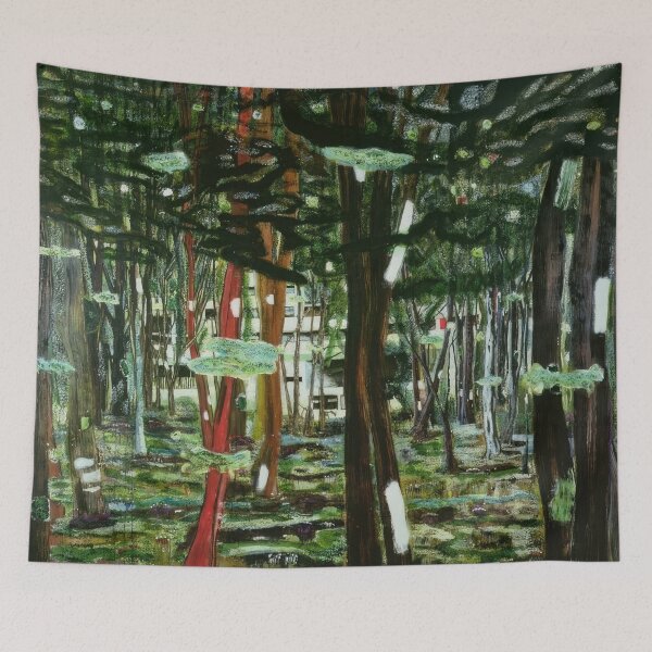 Item preview, Peter Doig (19) - Peter Doig - Dreamlike Landscape Inspired by Peter Doig | Contemporary Expressionist Art - Peter Doig - Peter Doig designed and sold by GabyDAlessandro.
