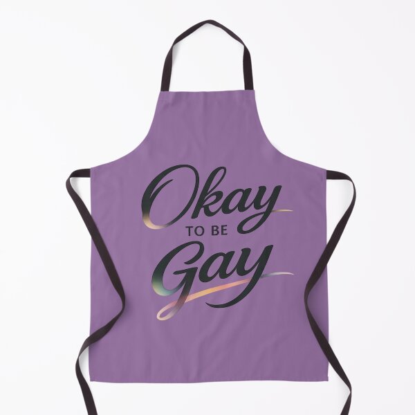 Item preview, Inspirational Okay To Be Gay Minimal LGBTQ Equality Quote Modern Rainbow Pride Gift Design designed and sold by Im-Ara.