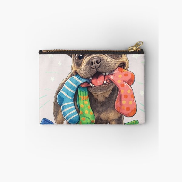 Item preview, Sock Thief — Playful Bulldog Chaos designed and sold by ivodanivan.