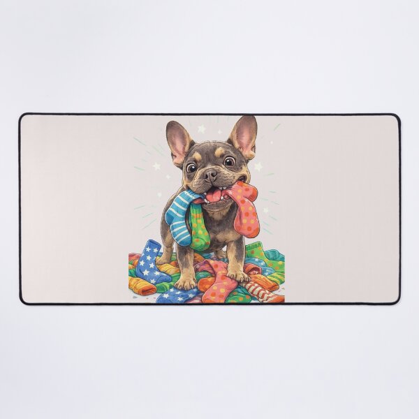 Item preview, Sock Thief — Playful Bulldog Chaos designed and sold by ivodanivan.