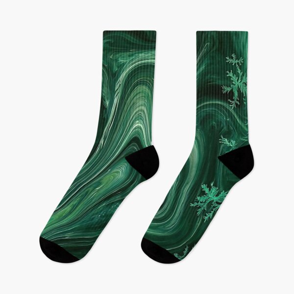 Item preview, Ethereal Emerald Swirl Abstract designed and sold by dahliyagh.