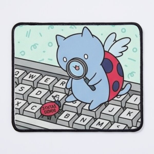 Item preview, Funny Programmer Gift Syntax Error Cat Searching Keyboard  Kawaii Bug Hunter Developer Humor Shirt Coder Gift designed and sold by Dev Mode.