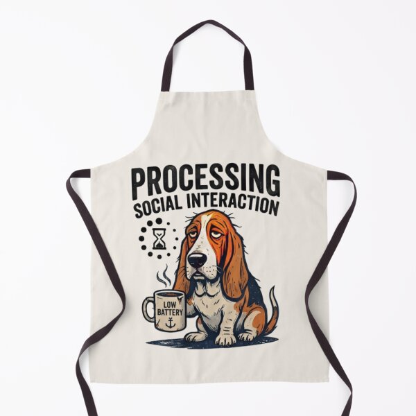 Item preview, Processing Social Interaction Dog Shirt – Funny Introvert Dog Meme T-shirt designed and sold by ZyxDes.