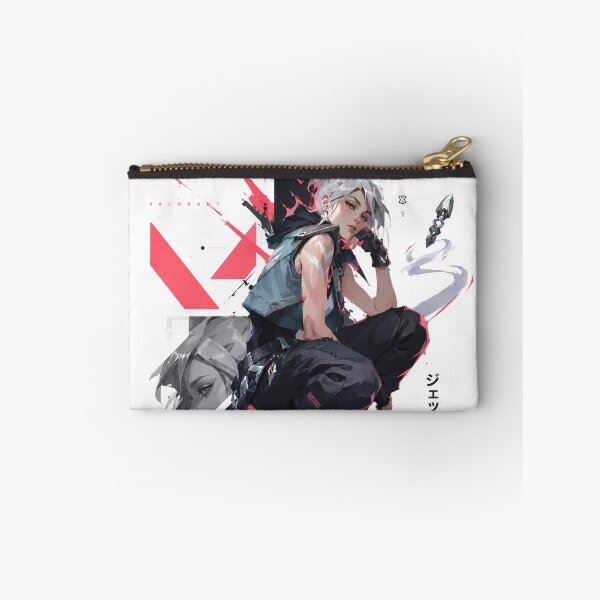 Item preview, Valorant Jett Anime Gaming Art | Stylish White Hair Esports Character Illustration designed and sold by NBT-NOVA.