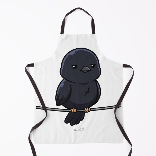 Item preview, Noted Funny Sarcastic Crow Deadpan Unbothered Bird Humor designed and sold by how-is-design.