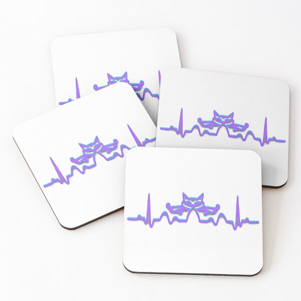 Item preview, Iridescent Wolf Heartbeat EKG Line designed and sold by StranHabesre51.