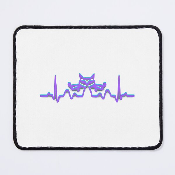 Item preview, Iridescent Wolf Heartbeat EKG Line designed and sold by StranHabesre51.