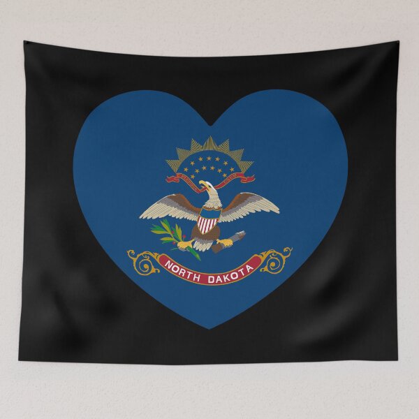 Item preview, North Dakota Heart ND designed and sold by shitpostee.