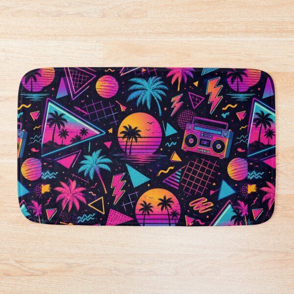 Item preview, Retro Summer 80s Neon Pattern designed and sold by Aramdesing.