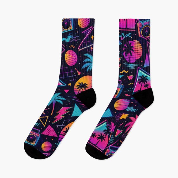 Item preview, Retro Summer 80s Neon Pattern designed and sold by Aramdesing.