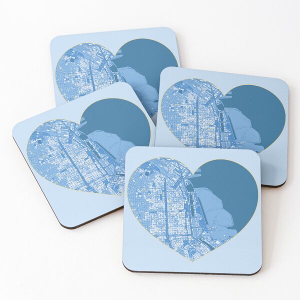 Item preview, Buenos Aires Heart Map – Argentine Football Inspired City Art designed and sold by BottleGnome.