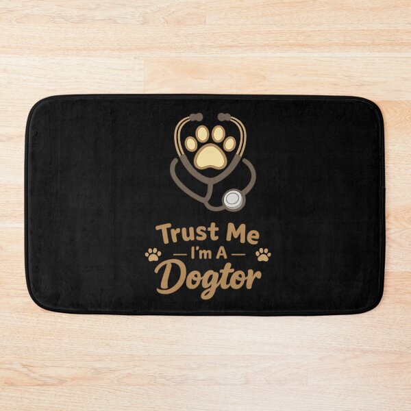 Item preview, Trust Me I’m A Dogtor Minimal Paw Print Veterinary Funny Dog Lover Design designed and sold by Im-Ara.