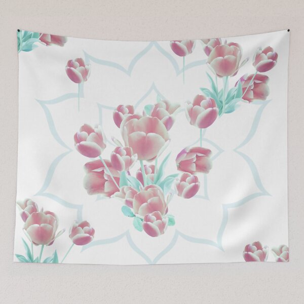 Item preview, Lilac-Sky Blue Tone Tulip Art  designed and sold by Dahneray1.