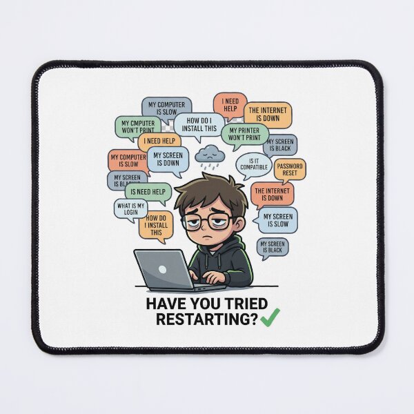Item preview, Have You Tried Restarting designed and sold by IntrovertEngineer11.
