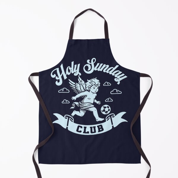 Item preview, Holy Sunday Club - Vintage Minimalist Soccer Cherub Art Dark version designed and sold by NemiMakeit.