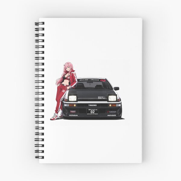 Item preview, Zero Two 002 Toyota AE86 Trueno JDM Chica Anime designed and sold by MattSherman.