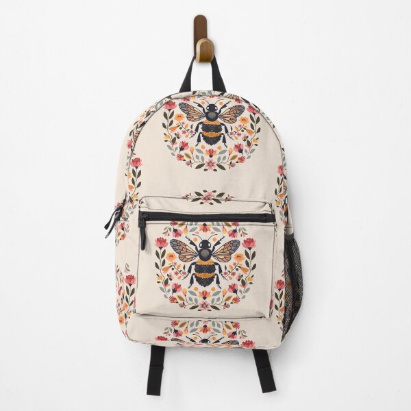 Item preview, Scandinavian Folk Art, Bee With Flowers designed and sold by xiao xuans.