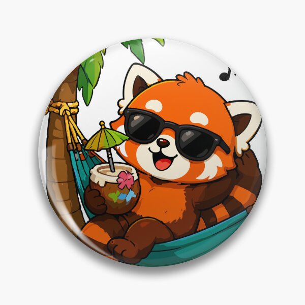 Item preview, Cute Red Panda Vacation designed and sold by Krincydigitalart.