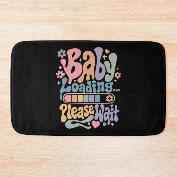 Item preview, Cute Baby Loading Please Wait Retro Groovy designed and sold by ArystDesign.