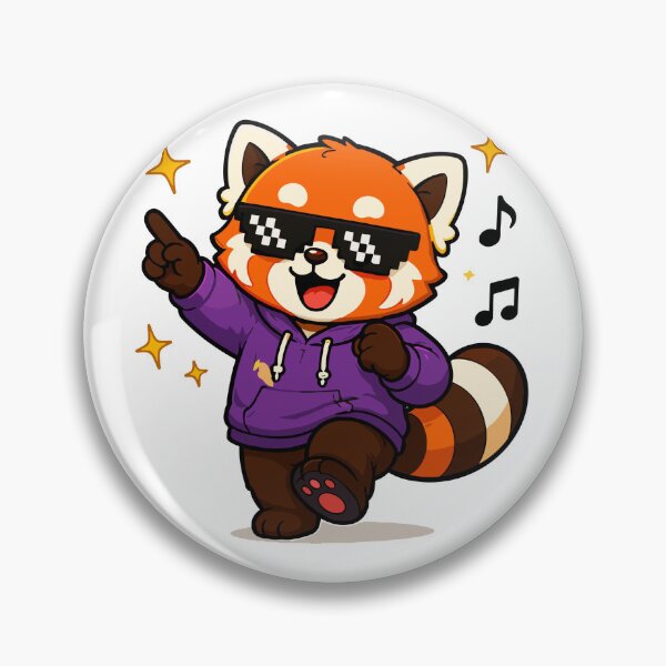 Item preview, Cool Red Panda Meme designed and sold by Krincydigitalart.