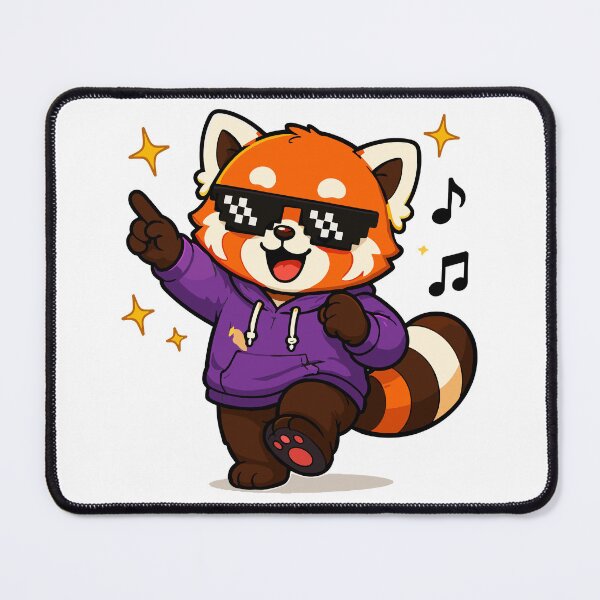Item preview, Cool Red Panda Meme designed and sold by Krincydigitalart.