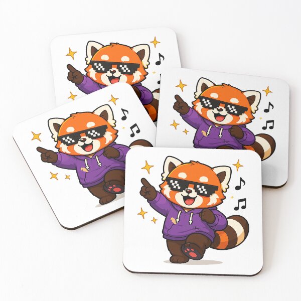 Item preview, Cool Red Panda Meme designed and sold by Krincydigitalart.